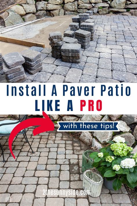 How to Install a Paver Patio like a Pro .